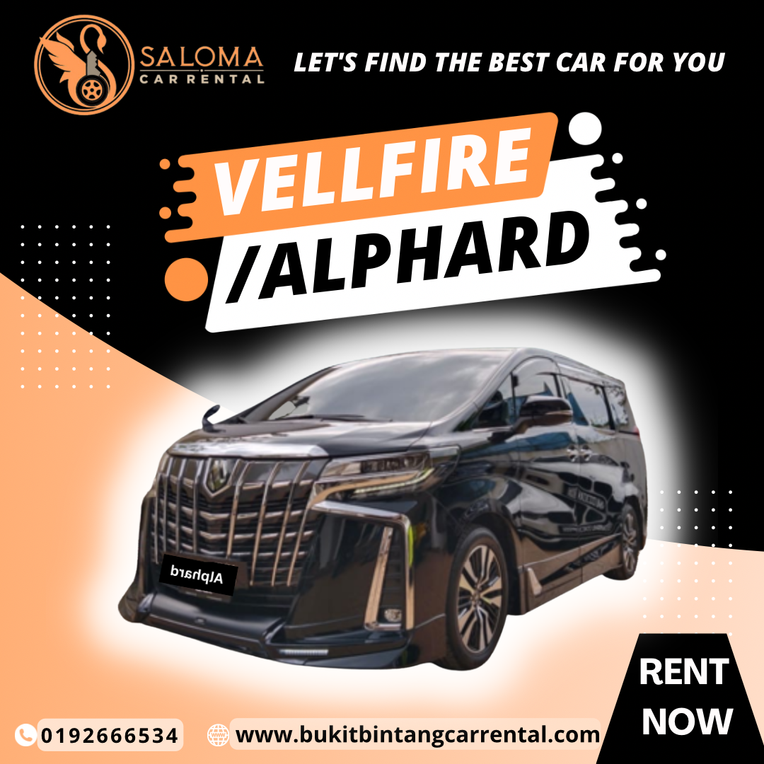 Toyota Vellfire/Alphard Spider 2.5 Saloma Car Rental