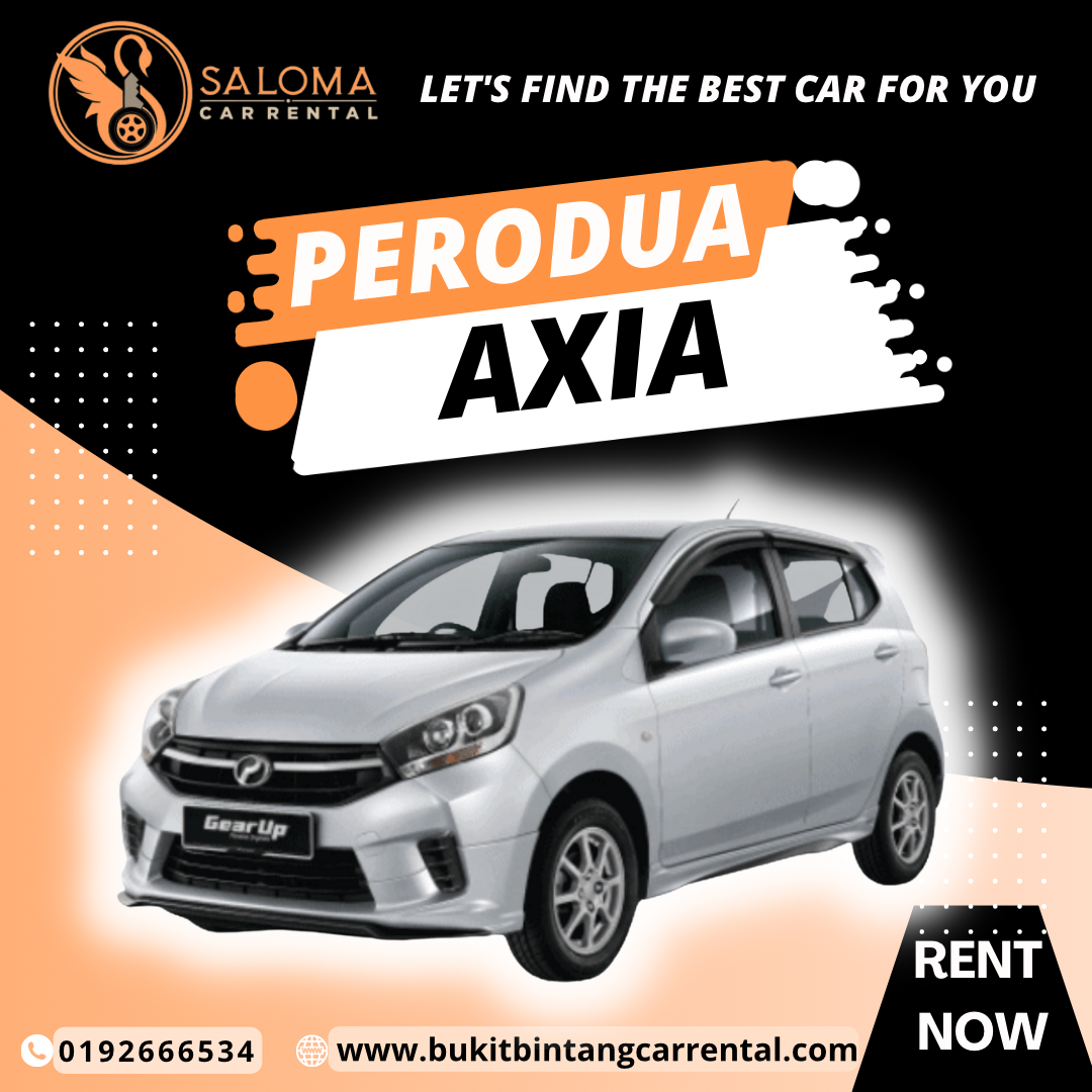 Perodua Axia or Similar Saloma Car Rental